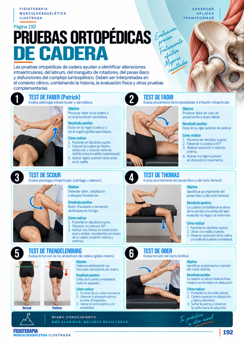 Pruebas Ortopédicas de Cadera